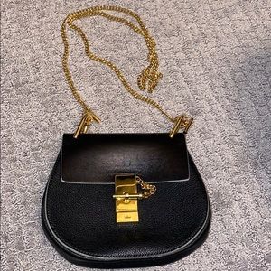 Chloé Mini Drew Shoulder Bag Black